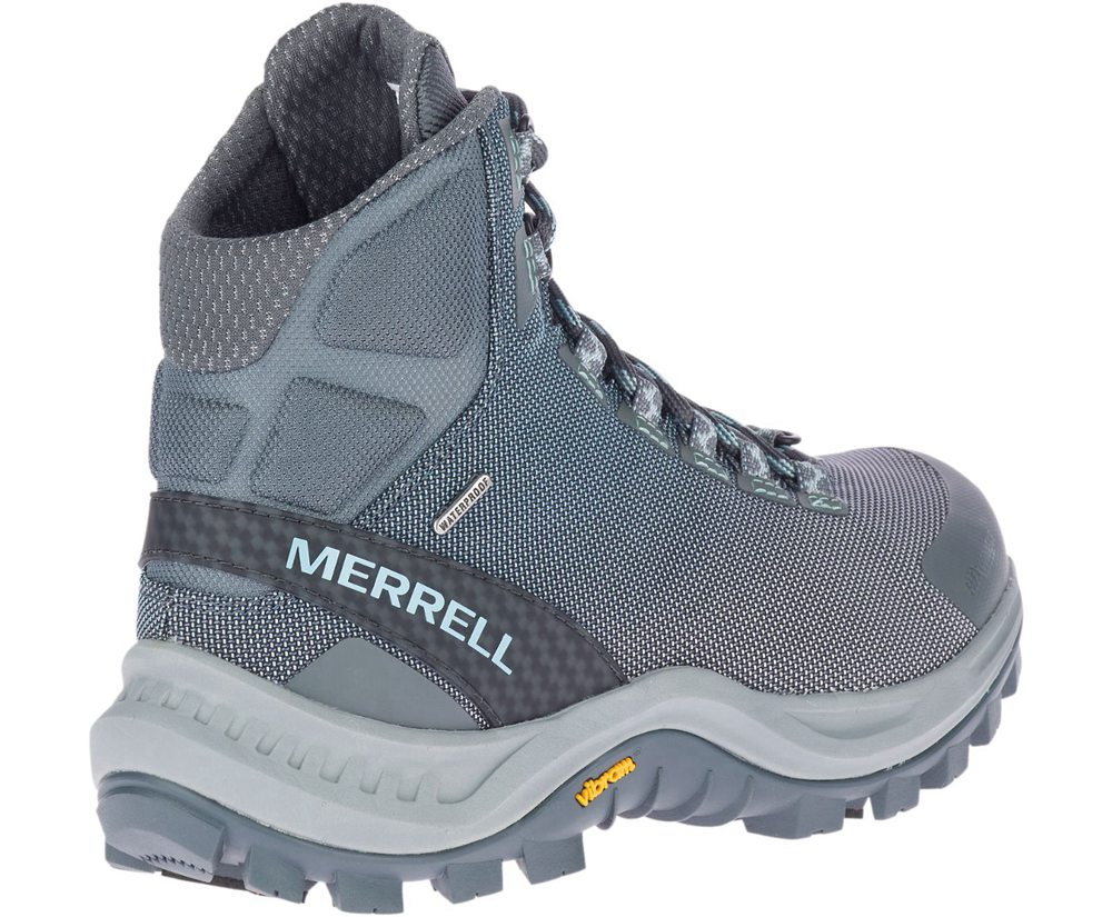 Merrell Boots Grey - Thermo Cross 2 Mid Waterproof - Womens 13UEGDLVQ